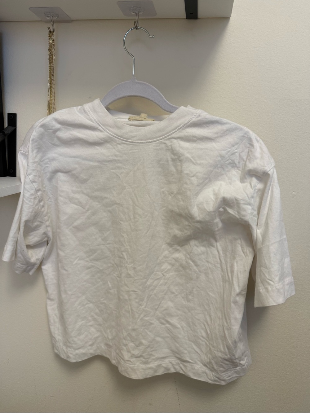 Madewell White Short-Sleeve Crewneck Tee